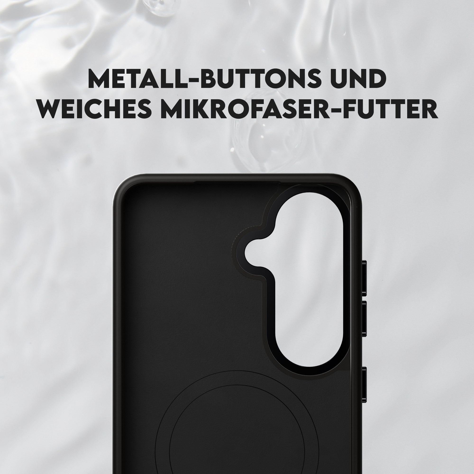 CARE™ by PanzerGlass® Flow Case Schwarz m. Qi Samsung Galaxy S26